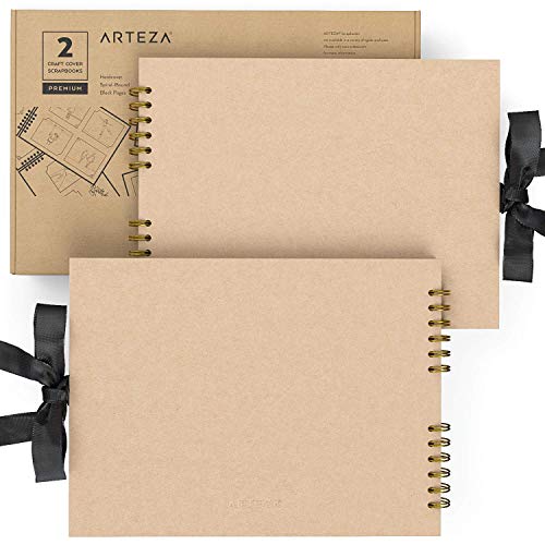 ARTEZA ARTZ-8766 Scrapbook Album, Papier, Zitronengelb, 8.5x11 inch 2 pack, 2 Count von ARTEZA