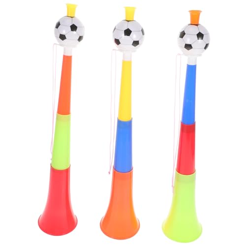 Abaodam 4 Stück Teleskopisches Fußballhorn Vuvuzela-Stadionhorn Hupe für Fußballspiele Kinderspielzeug kinder hupe Mini-Spielzeug Fußbälle Horn für Fußballsport Fußball Trompete von Abaodam