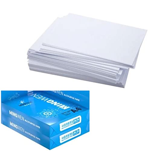 CHSYOO 1000 Blätter A4 Weiß Büro Laser und Inkjet Papier für Drucker Kopierer 210mm × 297mm, 70gsm, Papier zum Drucken Kopieren Scannen Schreiben von CHSYOO