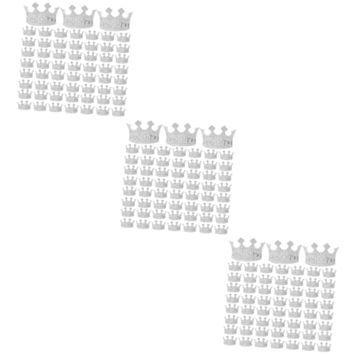 Cabilock 12 Packungen Konfetti Tischdekoration Mini-Krone Krone ausgeschnitten Tiara-Party Babykrone Hochzeitsdekoration Dekorationen für die Babyparty Pailletten schmücken Ornamente PVC von Cabilock