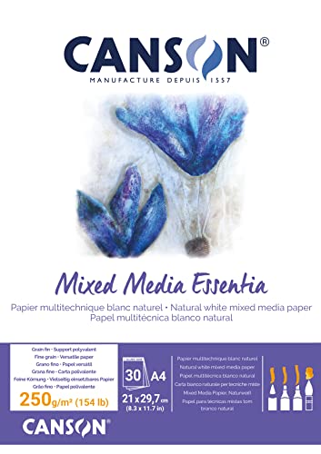Canson Mix Media Essentia Block A4 30 Blatt fein 250 g von Canson