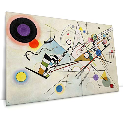 Komposition VIII 8 Wassily Kandinsky - Leinwand Bild, Wandbild, Kunst Druck (80 x 60 cm, Leinwand auf Keilrahmen, Komposition VIII) von CanvasArts
