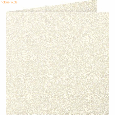 Clairefontaine Doppelkarte Pollen 135x135mm 210g VE=25 Stück perlmutt- von Clairefontaine