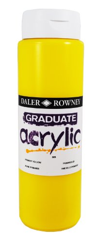 Daler-Rowney Acrylfarbe, 500 ml, Primärgelb von Daler Rowney