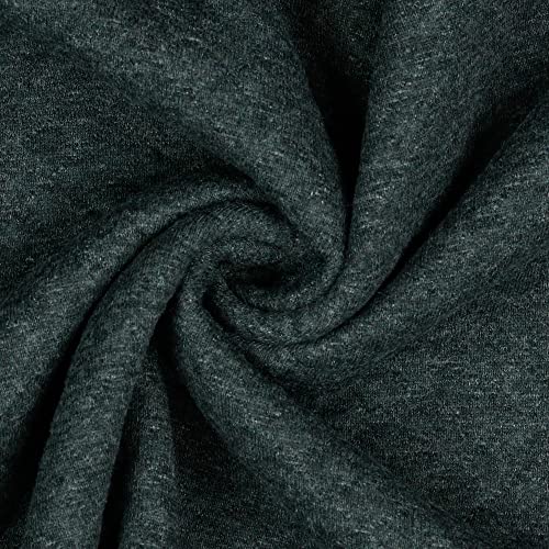 Steppjersey Waffeljersey Quilt Steppstoff | Ökotex | 50 x 150 cm | Meterware (dark grey melange 010) von Die Stofftante