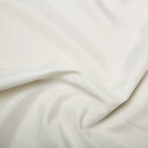 Futterstoff für Kleider, antistatisch, Meterware, 150 cm breit, 100% Polyester, elfenbeinfarben von Discount Fabrics LTD