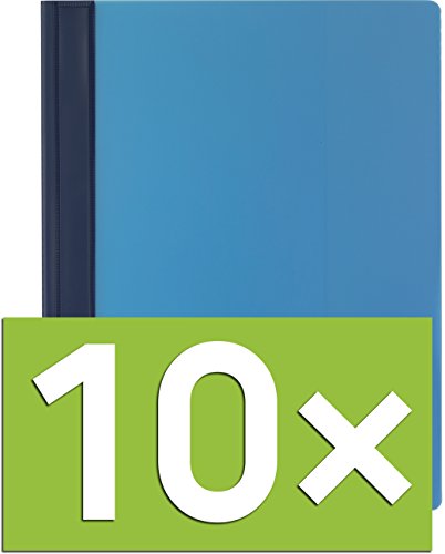 Durable Schnellhefter Duralux, überbreit (10 Stück blau) von Durable