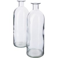 VBS Glasvasen "Bottle", 2 Stück von Durchsichtig