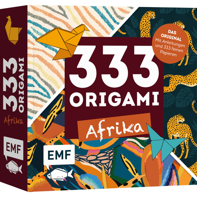 333 Origami - Faszination Afrika - Farbenfrohe Papiere Falten, Kartoniert (TB) von EDITION,MICHAEL FISCHER