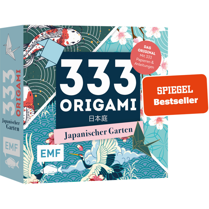 333 Origami - Japanischer Garten - Zauberschöne Papiere Falten Für Japan-Fans, Kartoniert (TB) von EDITION,MICHAEL FISCHER