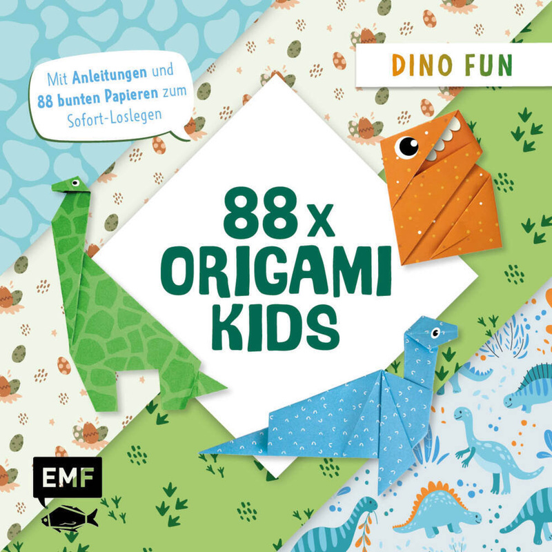 88 X Origami Kids - Dino Fun - Thade Precht, Kartoniert (TB) von EDITION,MICHAEL FISCHER