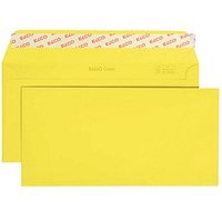 ELCO Briefumschläge Color DIN lang ohne Fenster gelb haftklebend 250 St. von Elco