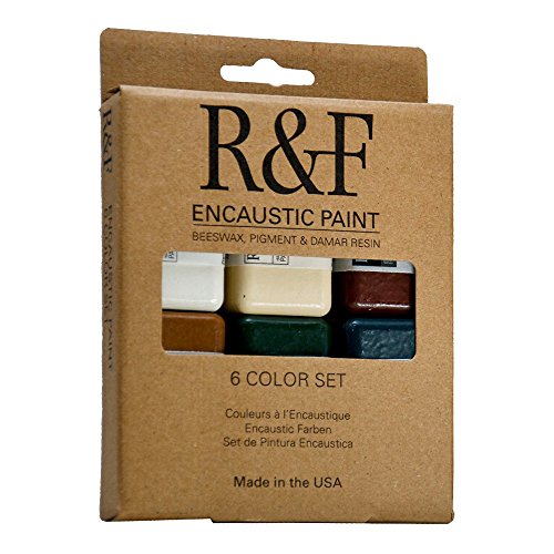 R&F Encaustic Earth Tones Color Set of 6 von R&F