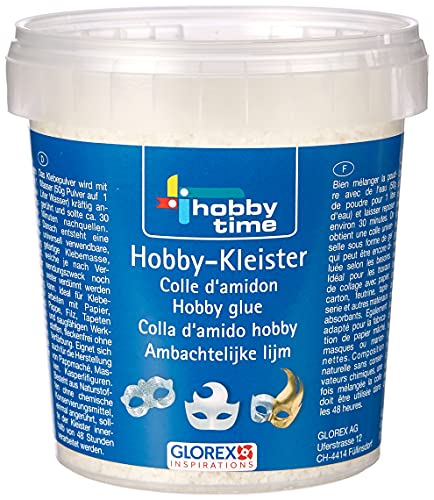 GLOREX Hobby-Kleister 300g, Kleber, Mehrfarbig, 9 x 9 x 11.5 cm von GLOREX