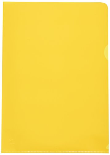 Grafoplas 5281160 Dossier-Sichthüllen, A4, Gelb, 10 Stück von Grafoplás