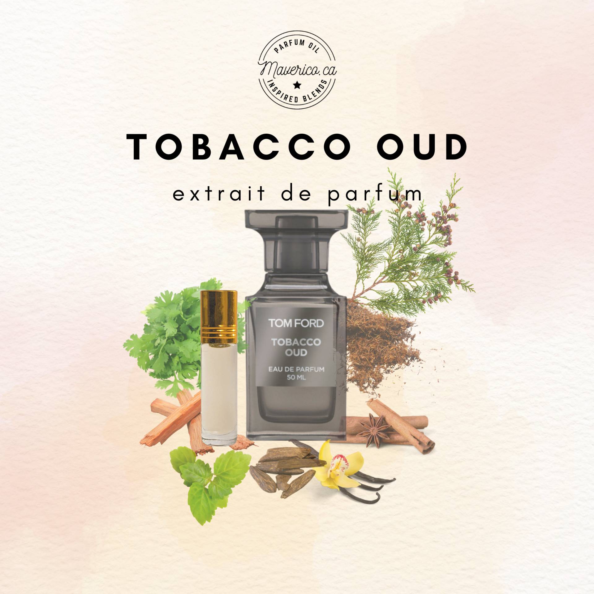 Impression Von Tobacco Oud Premium Parfümöl - Alkoholfreies Attaröl in Verschiedenen Größen Duft | Langlebiges Unisex Parfum von HSAPerfumes
