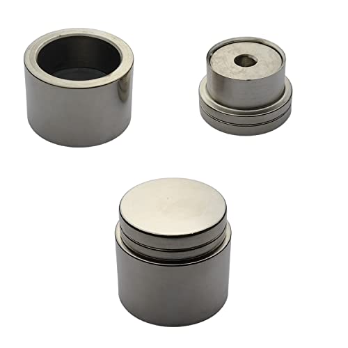 Knöpfe zum Beziehen mit Stoff - Knopfwerkzeug - Knopfrohlinge zur Herstellung von Knöpfen mit Stoff, zweiteilig (Einsatzwerkzeug 36er / 23 mm) von ISTA TOOLS