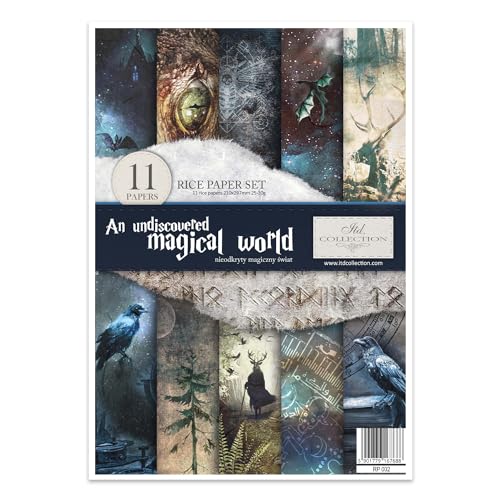 ITD Collection RP002 Reispapier, Magical World, 29,7 x 21 cm von ITD Collection