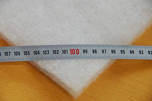 Impexso Volumenvlies Vlieswatte Diolen Polsterwatte viele Breiten lieferb. (60g/m² 5mm dick, Vliesbreite 1,50m) von Impexso