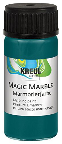 KREUL 73213 Magic Marble Marmorierfarbe, 20 ml, türkis von Kreul