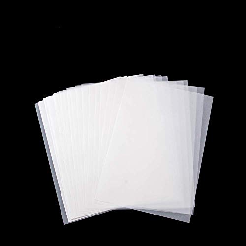 200 Blatt Transparentpapier Weiß Pergaminpapier Zeichnen Laternen Papier Sewing Tracing Paper White Architektenpapier Block Transparentes Bastelpapier Drachenpapier Pauspapier von Karjiaja