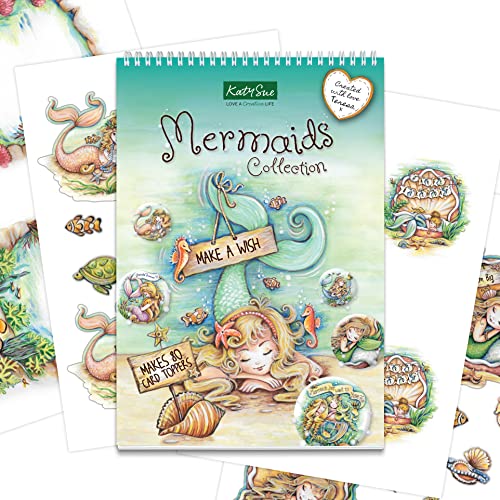 Katy Sue Designs Mermaids Karten-Bastelset, keine von Katy Sue
