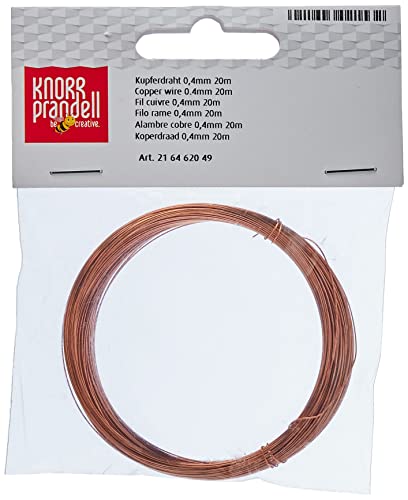 KnorrPrandell 6462049 Draht, 0.4 mm Durchmesser - 20 m/Ro, kupfer von Knorr Prandell