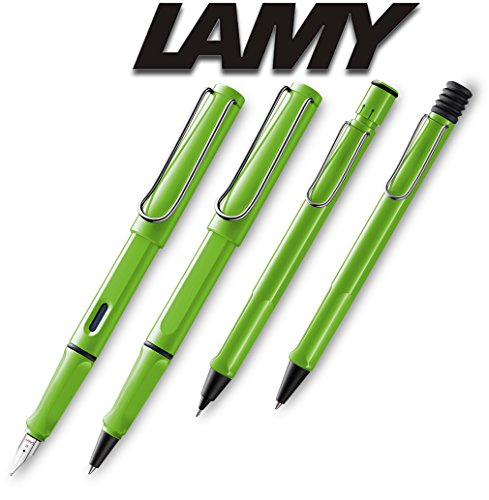 Lamy Safari Set [Füller + Kugelschreiber + Tintenroller + Bleistift] (nur Stifte, Grün - Green) von Lamy