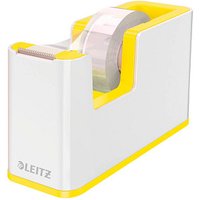 LEITZ Tischabroller WOW Duo Colour perlweiß/gelb von Leitz