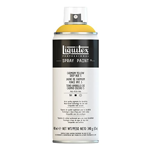 Liquitex Acrylfarbe, Kadmium - Gelb dunkel Imit. Nr. 5, 400ml Acrylspray, 4455163 von Liquitex