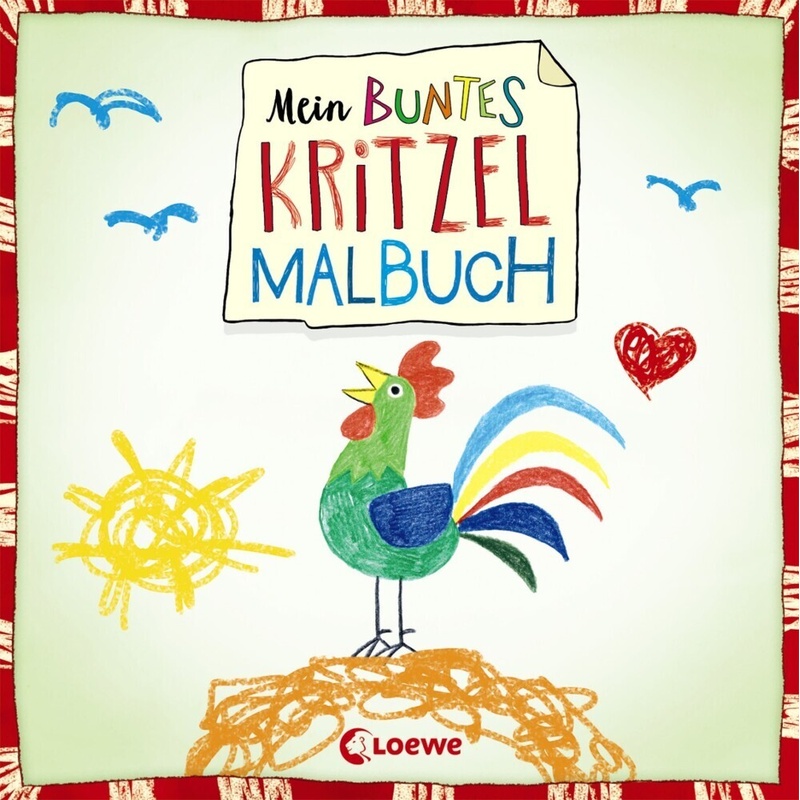 Mein Buntes Kritzel-Malbuch (Hahn) - Norbert Pautner, Kartoniert (TB) von Loewe Verlag