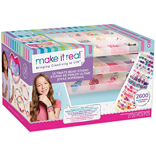 Make It Real Deluxe Beads Set (2.700 Pieces), Multicoloured, 1701 von Make It Real