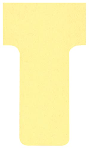 Nobo Kartentafel Zubehör T-Karten, Index 1, 100 Stück, gelb von Nobo