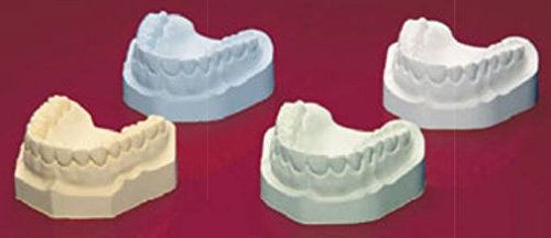 Oberberg-Dental 5kg Dentalgips Hardstone 300 vom Typ 3 Hightech Modellgips in Vier Farben (weiß) von Oberberg-Dental