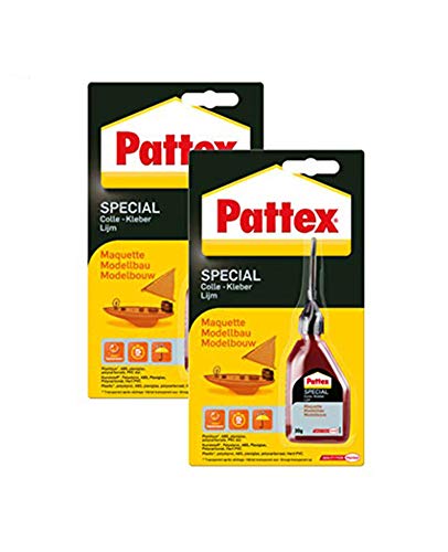 Pattex Spezialkleber (2 Packungen/Kunststoff - 30 g) von Pattex