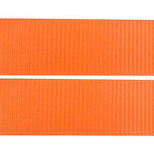 10 Meter Ripsband 10mm Webband zum nähen Band Borte Scrapbooking Zierband Besatzband Stoffband Webbänder Dekoband Schmuckband Schleifenband (Orange) von Perlin
