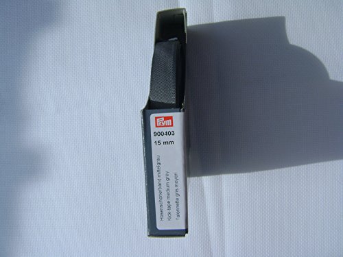 Prym 900403 Hosenschonerband mittelgrau, 100% PES, 17 mm von Prym