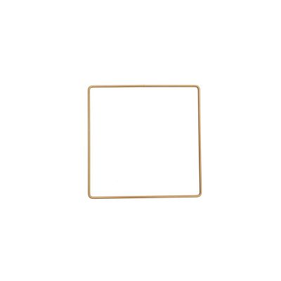 Metallring Quadrat gold von Rico Design