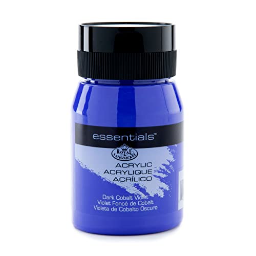 Royal & Langnickel RAA-5115 - Essentials 500 ml Acrylfarbe, Dunkles kobaltviolet von Royal & Langnickel