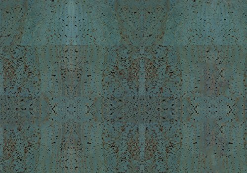 Simaru Kork/Korkstoff - Eine edle, vegane Leder Alternative - in vielen Farben (türkis, 50 x 30 cm) von Simaru