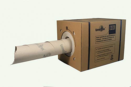 4 SpeedMan Boxen mit 450m Packpapier | Grammatur 70 gr/m² | Schrenzpapier Spender | in verschiedenen Mengen wählbar von SpeedMan
