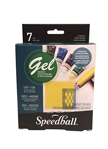 Speedball Gel Printing Kit Geldruck-Set, Sortiert von Speedball