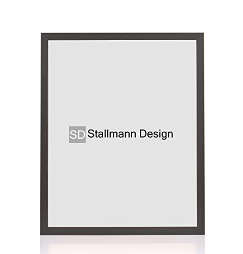 Stallmann Design Bilderrahmen 37,5x98 cm schwarz Holz mit Acrylglas Rahmen-Breite 20mm Posterrahmen Wechselrahmen von Stallmann Design