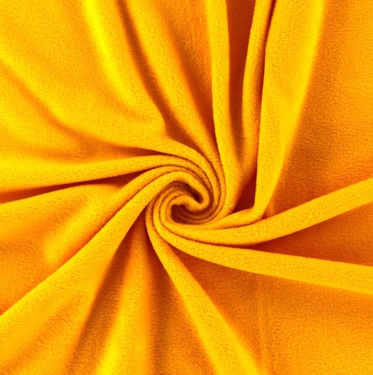 Fleece Antipilling gelb von Stoffe Hemmers