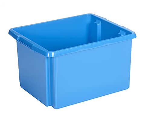 SUNWARE 3 Stück Nesta-Line Box (ohne Deckel) - 32 Liter - 46 x 36 x 25 cm - blau von Sunware