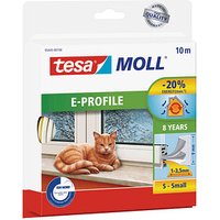 tesa tesamoll® E-Profil Fenster-Dichtungsband weiß 9,0 mm x 10,0 m 1 Rolle von Tesa