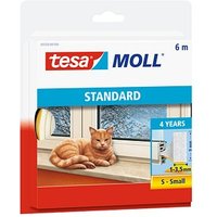 tesa tesamoll® STANDARD I-Profil Fenster-Dichtungsband weiß 9,0 mm x 6,0 m 1 Rolle von Tesa