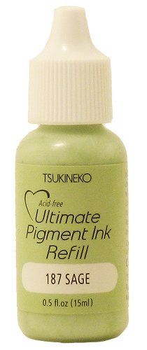 Tsukineko 1/2 Fluid Ounce VersaColor Ultimate Pigment Inker, Sage by von Tsukineko