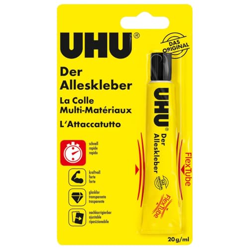 UHU 46405 - Uhu Alleskleber 20gr., Tropfstop in Flex+Clean-Tube von UHU
