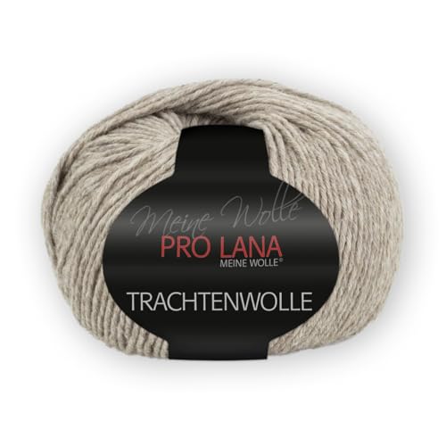 PRO LANA Trachtenwolle - Farbe: Sand Meliert (10) - 100 g/ca. 200 m Wolle von Unbekannt